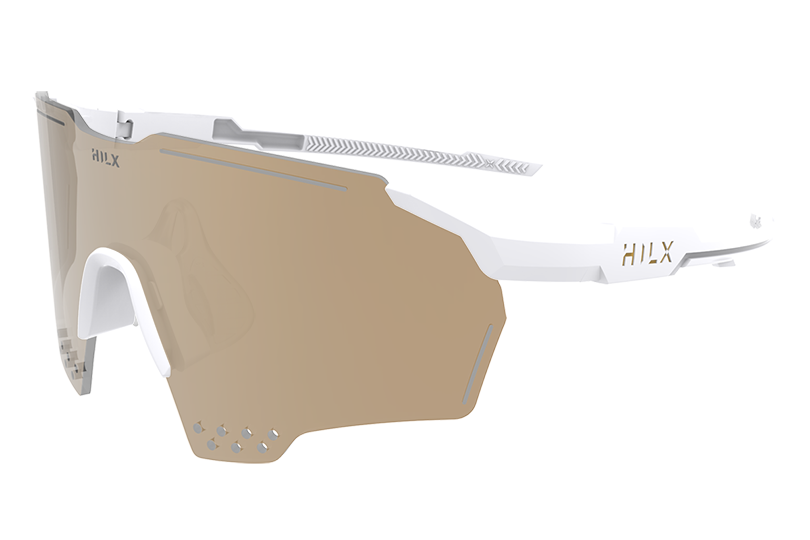 Купить Спортивные очки с диоптриями HILX Gladiator (L) / Shiny White / Gold Mirror Lens, rx-562/hgd04906-gd4gd2 7ft.ru в интернет магазине Семь Футов