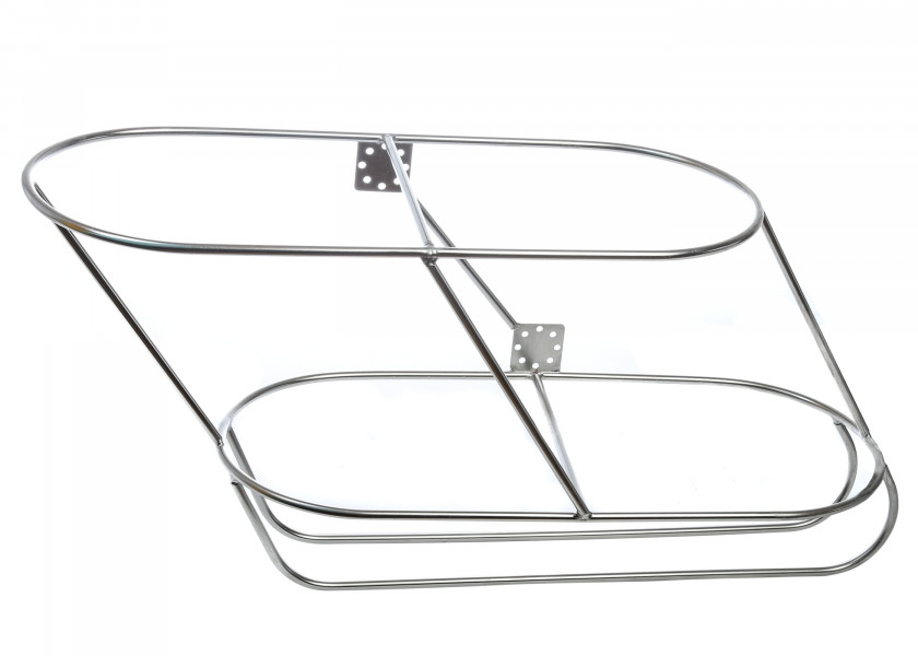 Купить Багажник для кранцев, нержавеющая сталь, наклонный, 2 секции/правый борт / Для крыла-Ø: 220 мм 10567-bvs 7ft.ru в интернет магазине Семь Футов