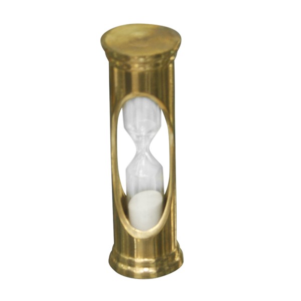 Пеcочные часы Foresti & Suardi 818-1 120мм в корпусе из полированной латуни