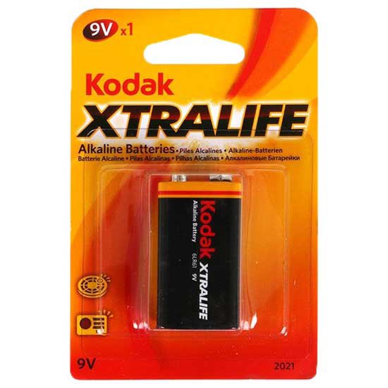 Kodak 30952010 9V LR61 Щелочные батареи Черный Black / Orange