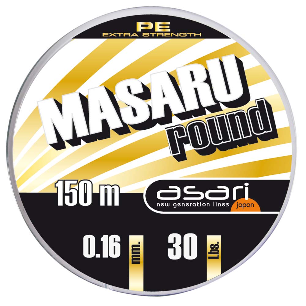 Asari LAMR15030 Masaru Round 150 M Линия Черный  Black 0.300 mm 