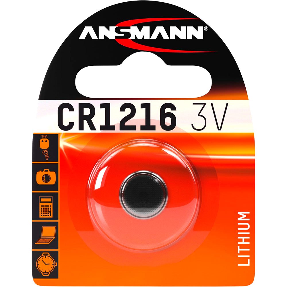 Ansmann 1516-0007 CR 1216 Аккумуляторы Серебристый Silver