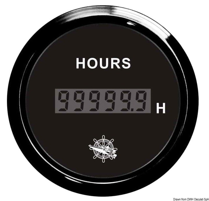 Купить Digital hour counter black/black, 27.320.36 7ft.ru в интернет магазине Семь Футов