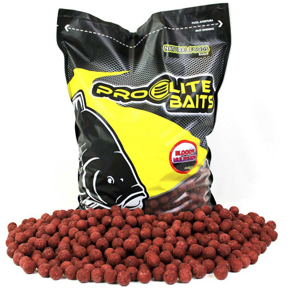Pro elite baits C8434195 Natural Bloody Mulberry 8Kg Бойлы Золотистый Red / Brown 20 mm 
