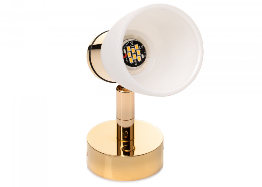 Купить PREBIT R1-1 LED Surface-Mounted Light / polished gold, chalk-white glass 25897-bvs 7ft.ru в интернет магазине Семь Футов