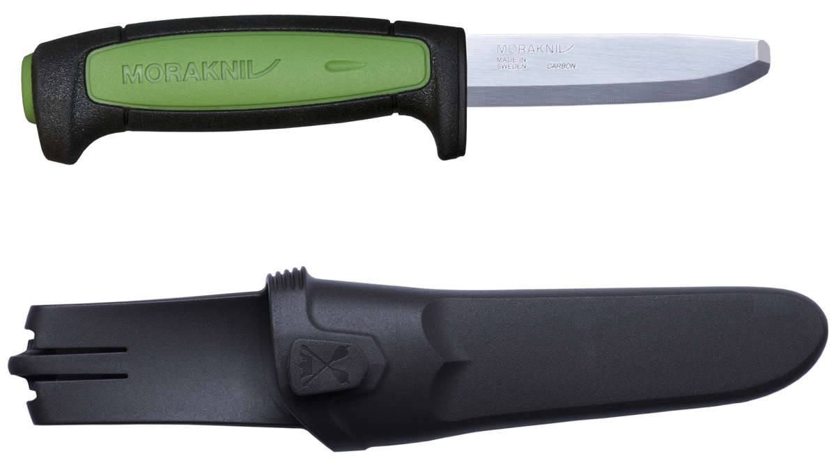 Купить Нож Morakniv Safe Pro 13076 198x82x2мм с клинком из высокоуглеродистой стали и рукояткой из полипропилена 7ft.ru в интернет магазине Семь Футов