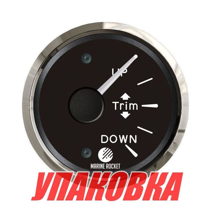 Купить Трим-указатель Suzuki, черный циферблат, нержавеющий ободок, д. 52 мм, Marine Rocket (упаковка из 10 шт.) TMA0011BSMR_pkg_10 7ft.ru в интернет магазине Семь Футов