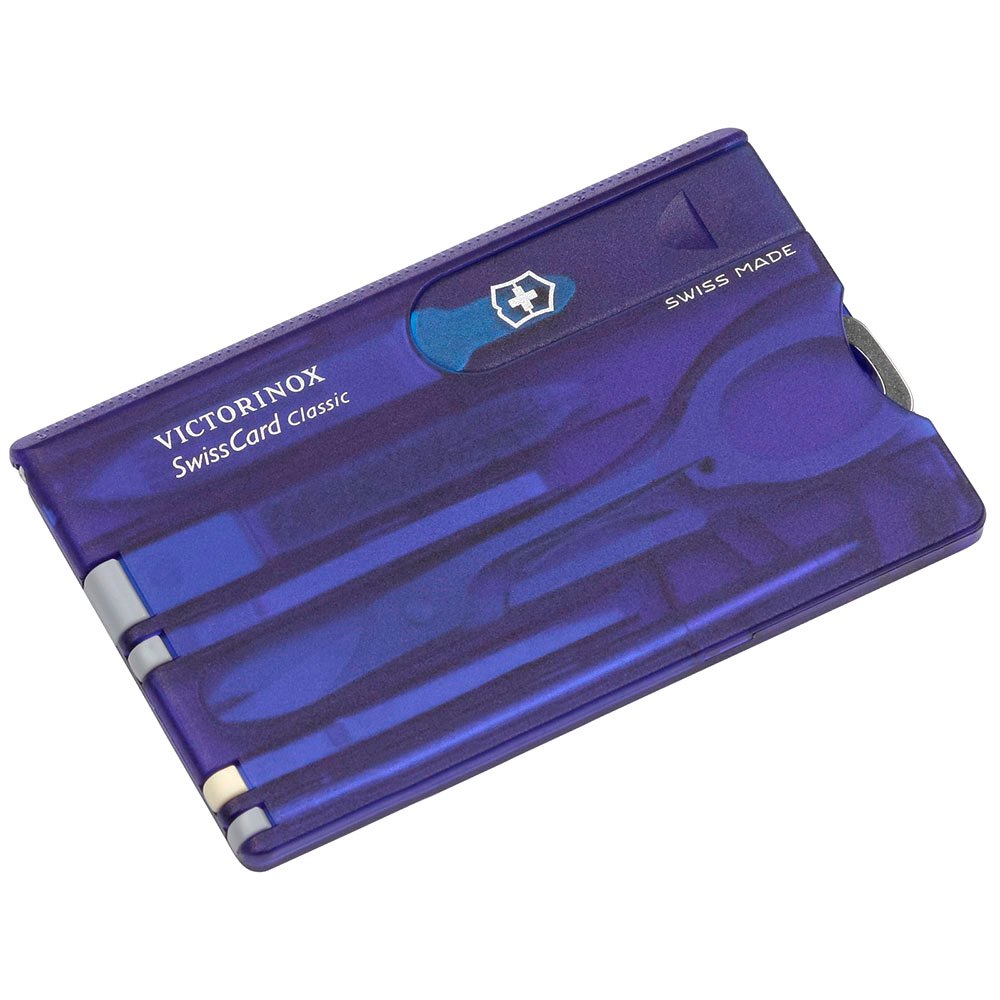 Victorinox 0.7122.T2 Swisscard Transparent Голубой  Blue