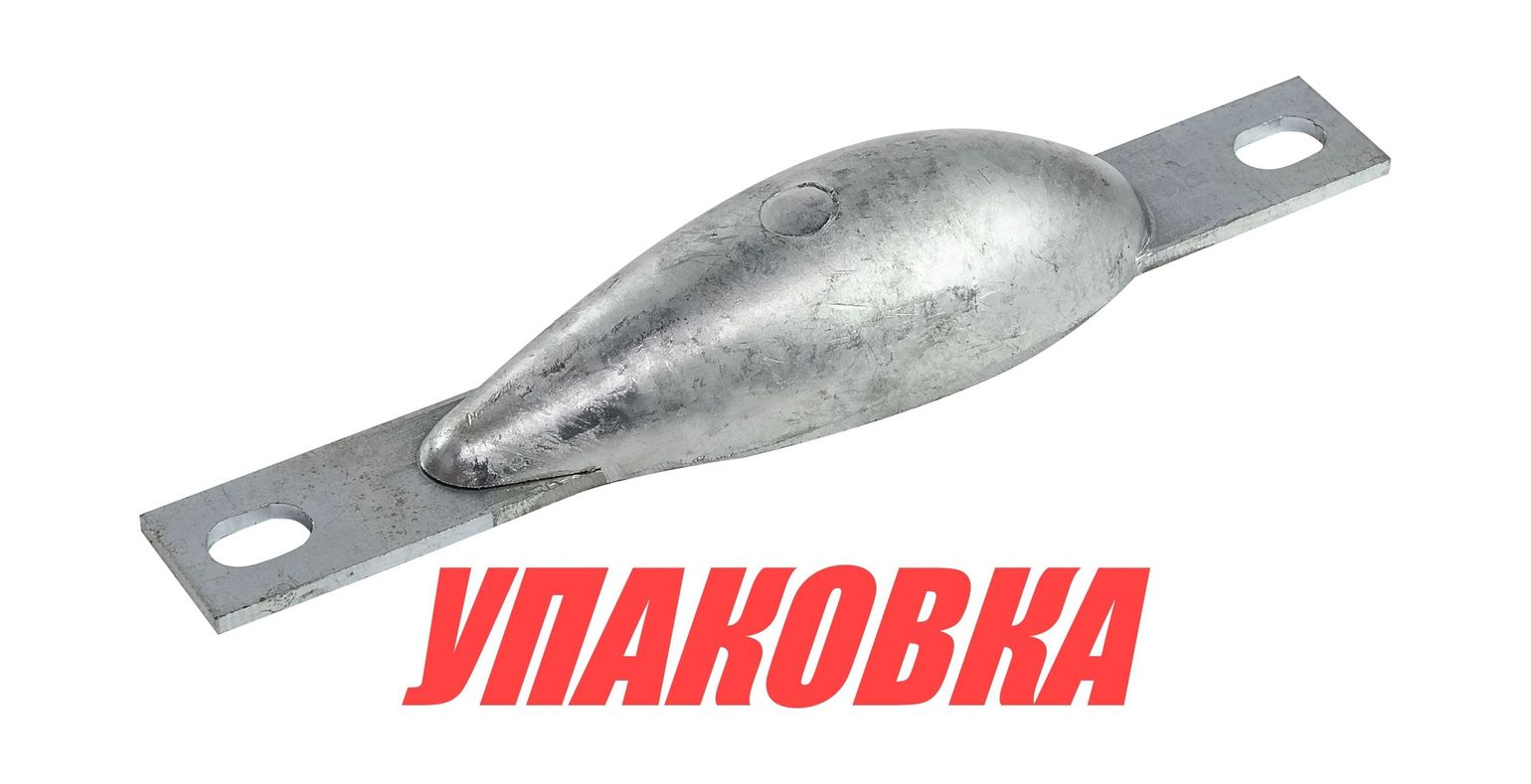 Купить Анод цинковый для корпуса судна, 140x43x27 мм (упаковка из 30 шт.) Bestanode WD500_pkg_30 7ft.ru в интернет магазине Семь Футов
