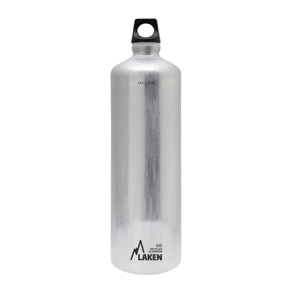 Laken 74 Алюминиевая бутылка Futura Крышка 1.5L Бесцветный Silver