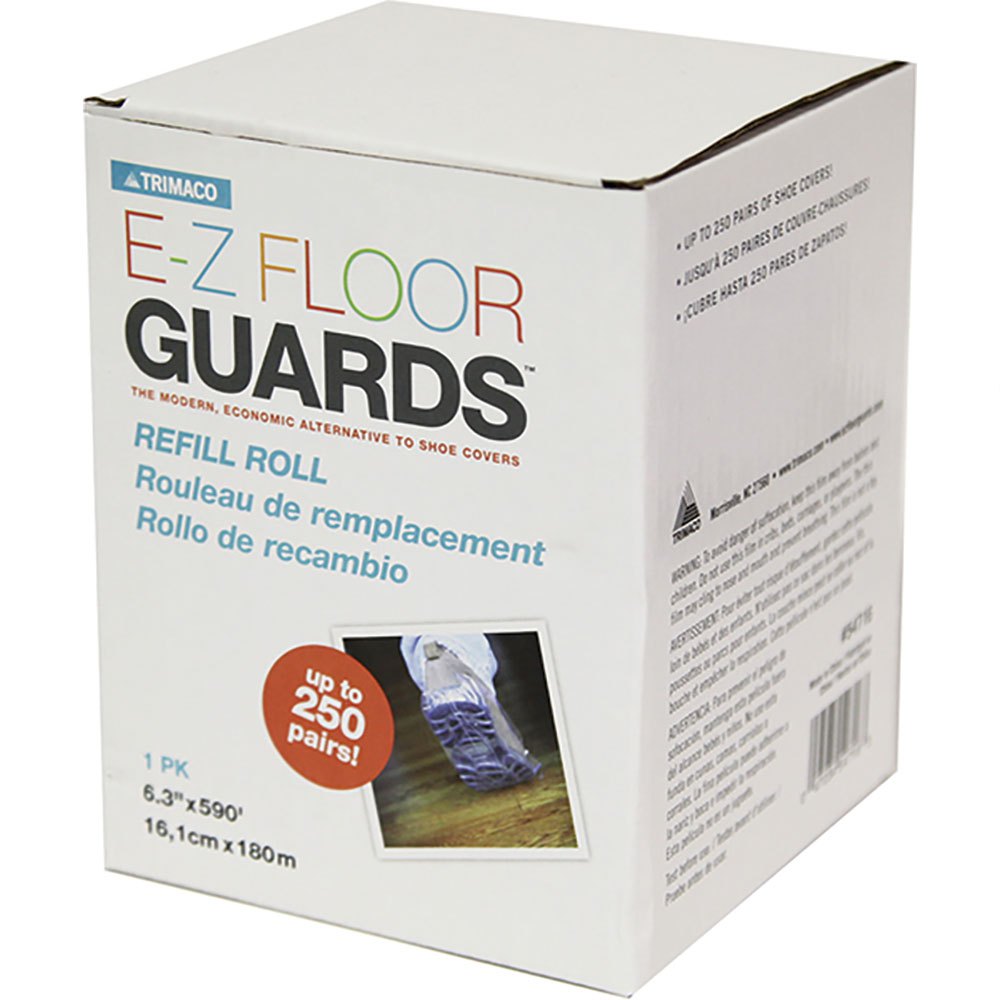 Trimaco 892-54716 E-Z Floor Guards Refill Rolls Клейкая пластиковая пленка Белая