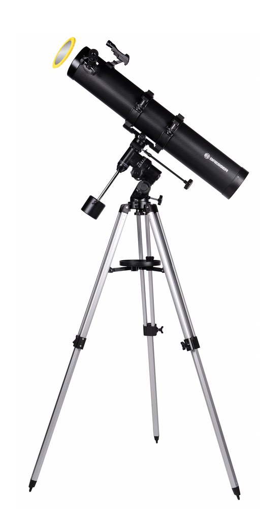 Купить Bresser 4614909-Black-OS Галактика 114/900 Eq-Sky Телескоп с адаптером для камеры смартфона Черный Black 7ft.ru в интернет магазине Семь Футов
