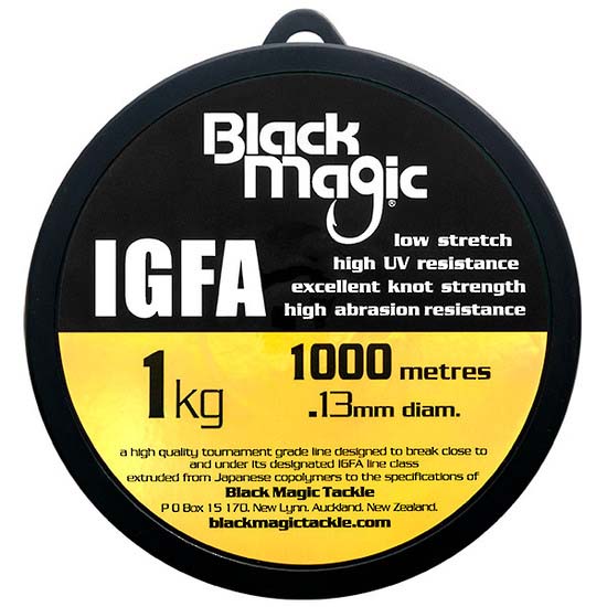 Black magic IGFA04C IGFA 1000 M Линия Бесцветный  Clear 0.250 mm 