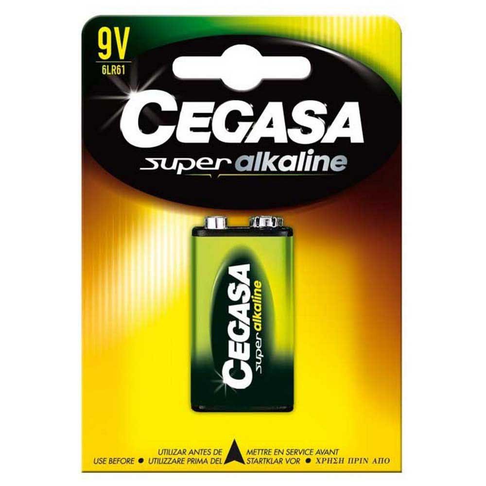 Cegasa 145 Super Щелочной 9В Аккумуляторы Черный Green / Yellow