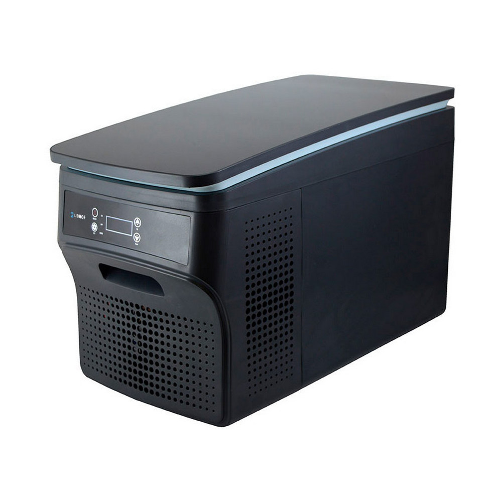 Автохолодильник портативный компрессорный с 2 отделениями Libhof Q-36 605х320х445мм 37л 12/24В -25/+10°C темно-серый