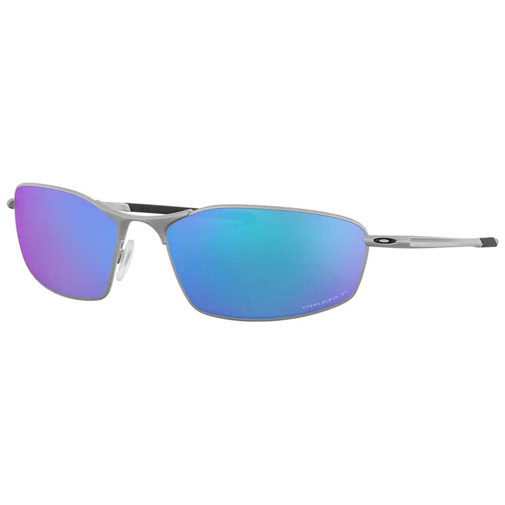 Oakley OO4141-0460 Whisker Prizm Поляризованные Очки Satin Chrome Prizm Sapphire Polarized/CAT3