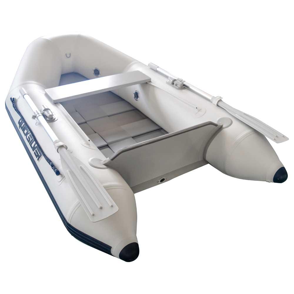 Quicksilver boats QSN240TEAD 240 Tendy Air Deck Надувная лодка Белая White 3 Places 