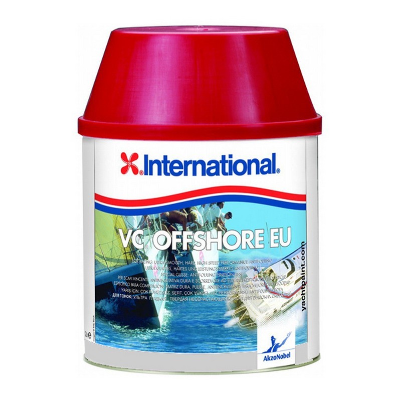 Краска необрастающая двухкомпонентная International VC Offshore EU YBB710/A750AZ 750 мл белая