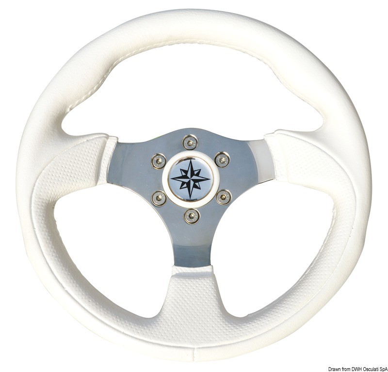 Купить Tender steering wheel white/polished SS Ø 280 mm, 45.138.03 7ft.ru в интернет магазине Семь Футов