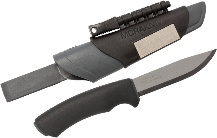 Купить Нож Morakniv Bushcraft Survival (Black/Grey) 11835 Mora of Sweden (Ножи) 7ft.ru в интернет магазине Семь Футов