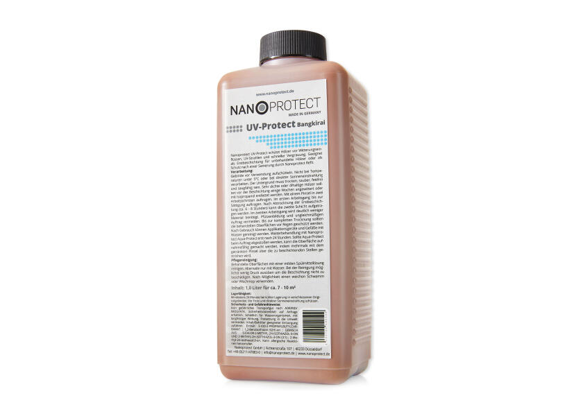 Купить NANOPROTECT UV-PROTECT Weather Protection / Bangkirai (dark brown) / 1 litre 32285-bvs 7ft.ru в интернет магазине Семь Футов