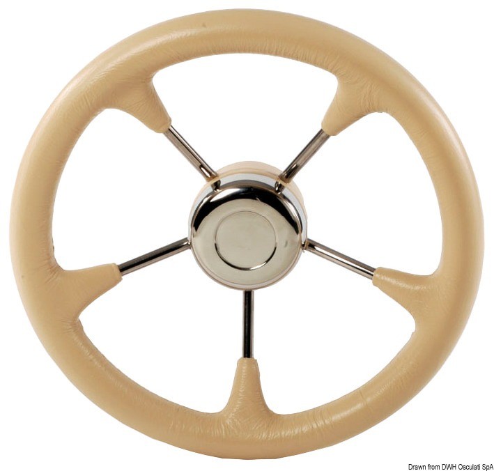 Купить Soft polyurethane steering wheel cone cream 350mm, 45.128.04 7ft.ru в интернет магазине Семь Футов
