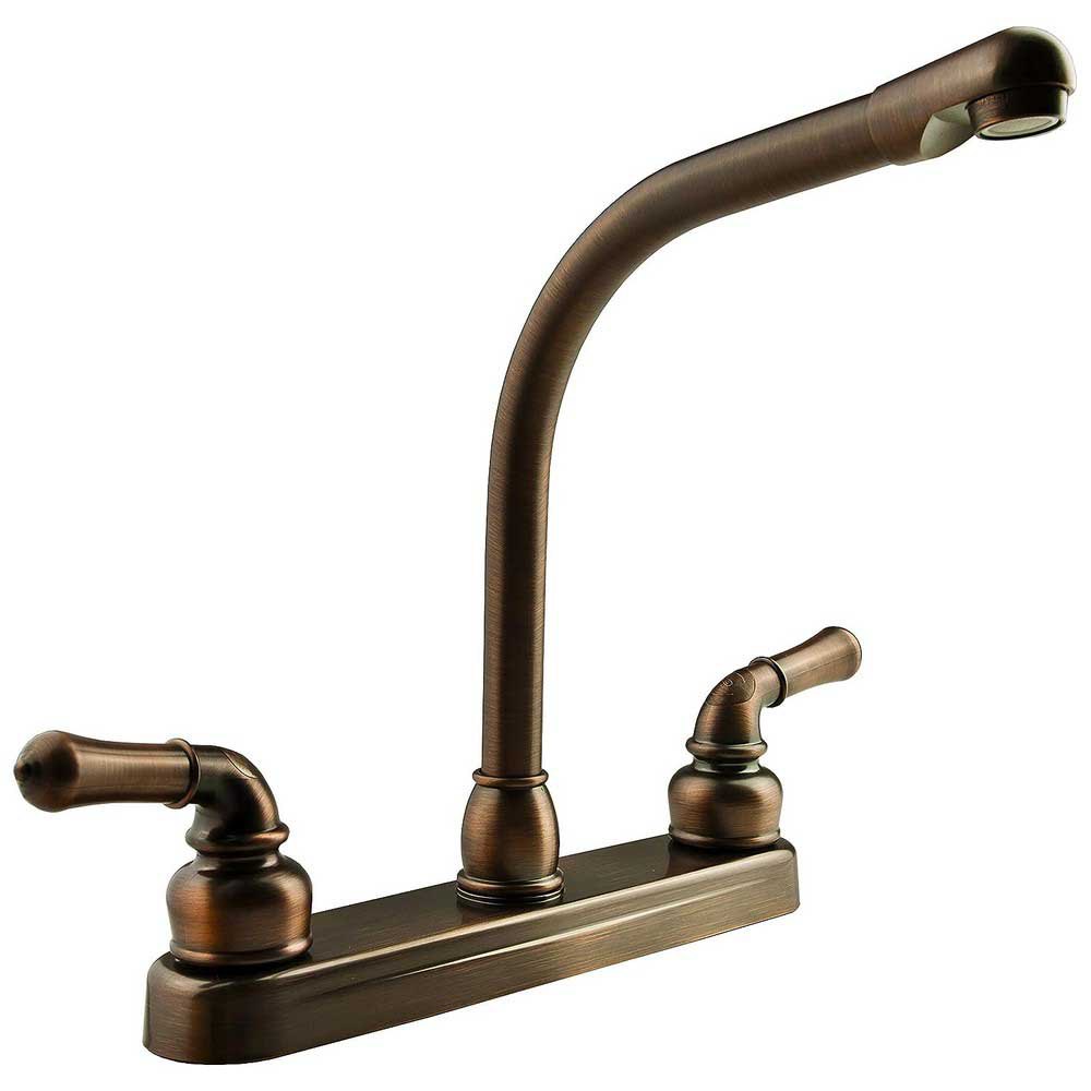 Dura faucet 621-DFPK210CORB Classic Hi-Rise Кухонный водопроводный кран Золотистый Oil Rub Bronze 25.4 cm