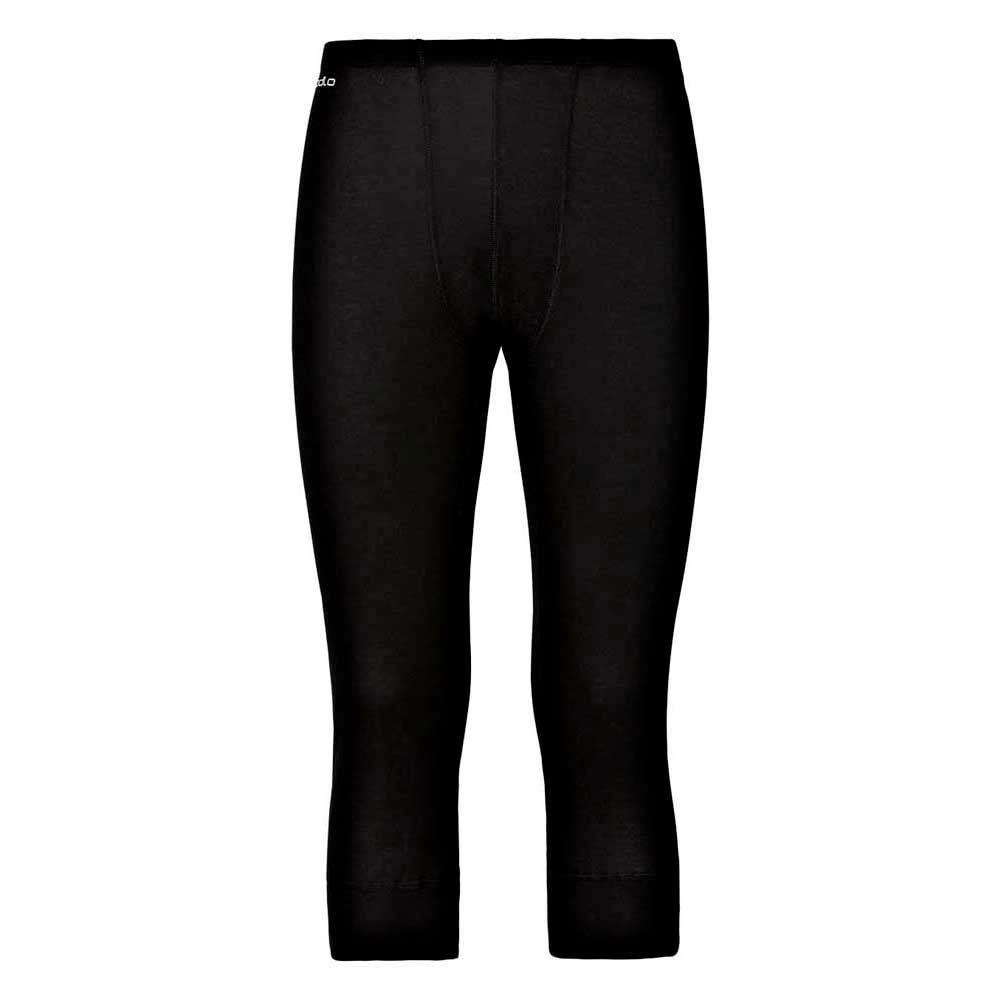 Odlo 152052-15000-XXL 3/4-дюймовые базовые штаны Warm Черный Black 2XL