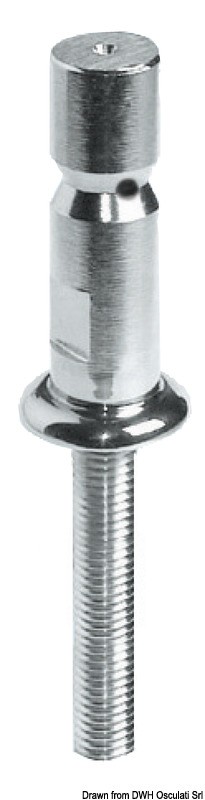 Купить Stanchion base AISI316 25 x 1.5 mm, 41.173.25 7ft.ru в интернет магазине Семь Футов