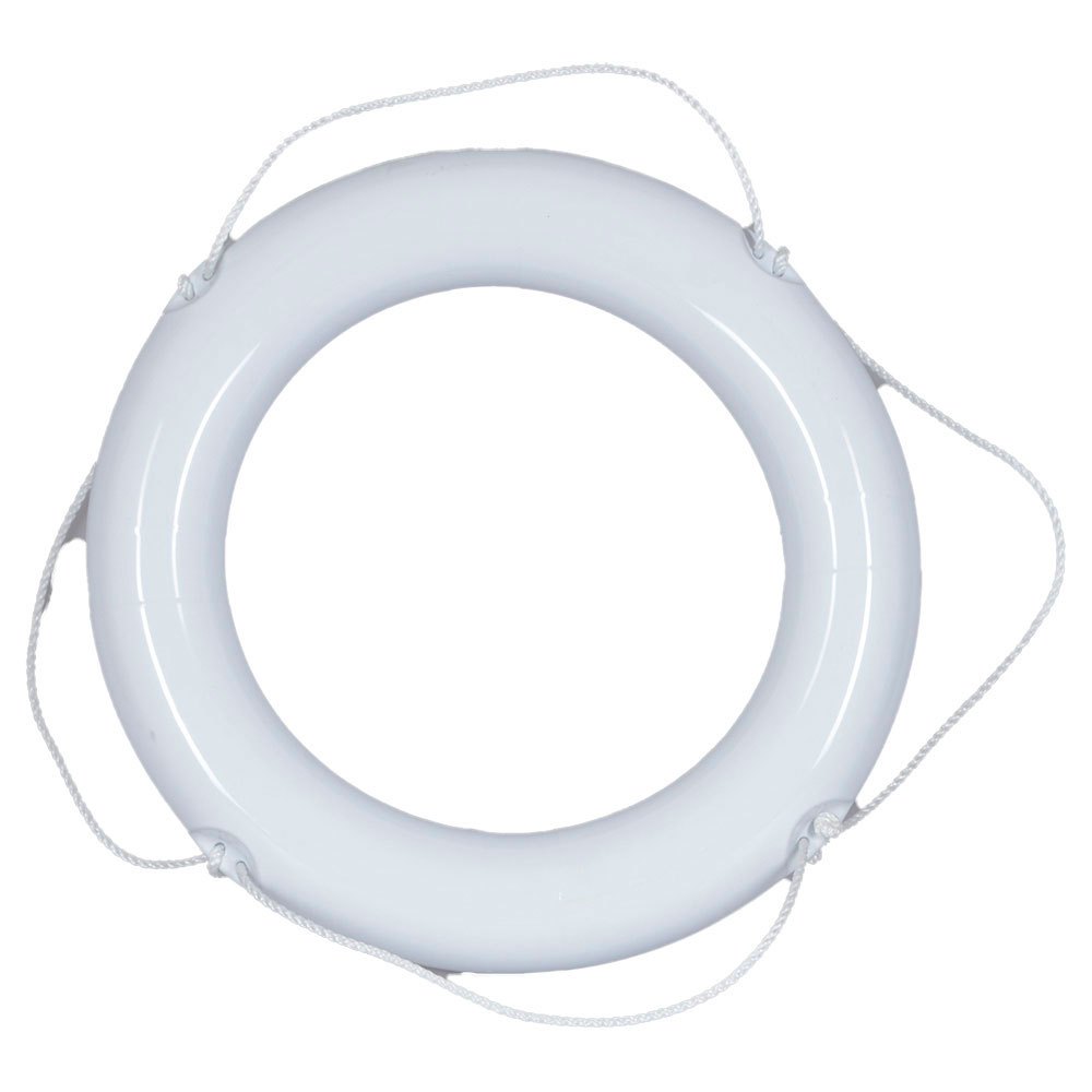 Talamex 20107012 Спасательный круг PVC 60 cm Без полосы Белая White