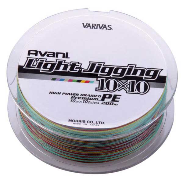 Varivas LVLJ20010 Avani Light Jigging PE 200 M линия Серый 0.150 mm 