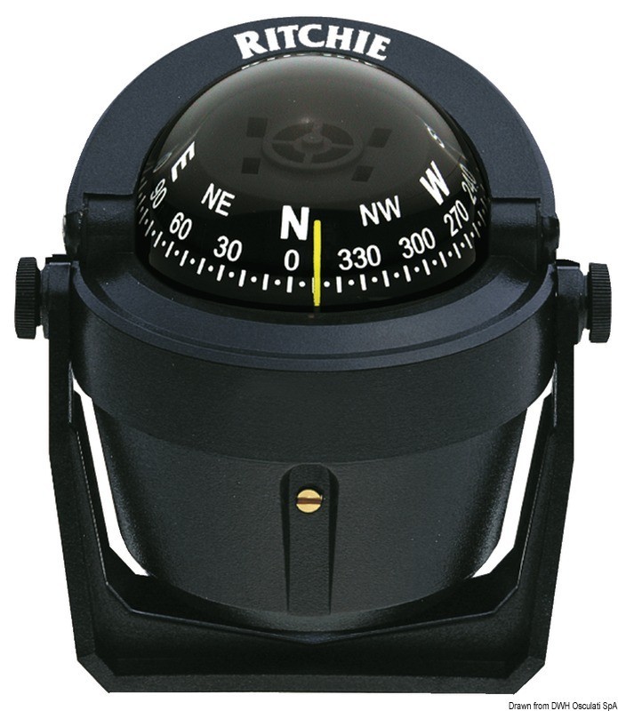 Купить RITCHIE Explorer compass bracket 23/4 black/black, 25.081.21 7ft.ru в интернет магазине Семь Футов