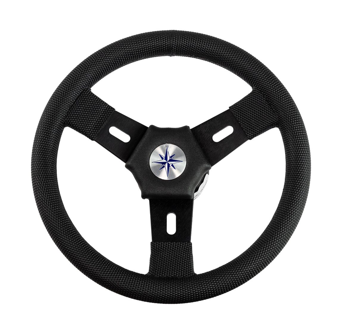 Купить Рулевое колесо ELBA обод и спицы черные д. 300 мм Volanti Luisi VN10312-01 7ft.ru в интернет магазине Семь Футов
