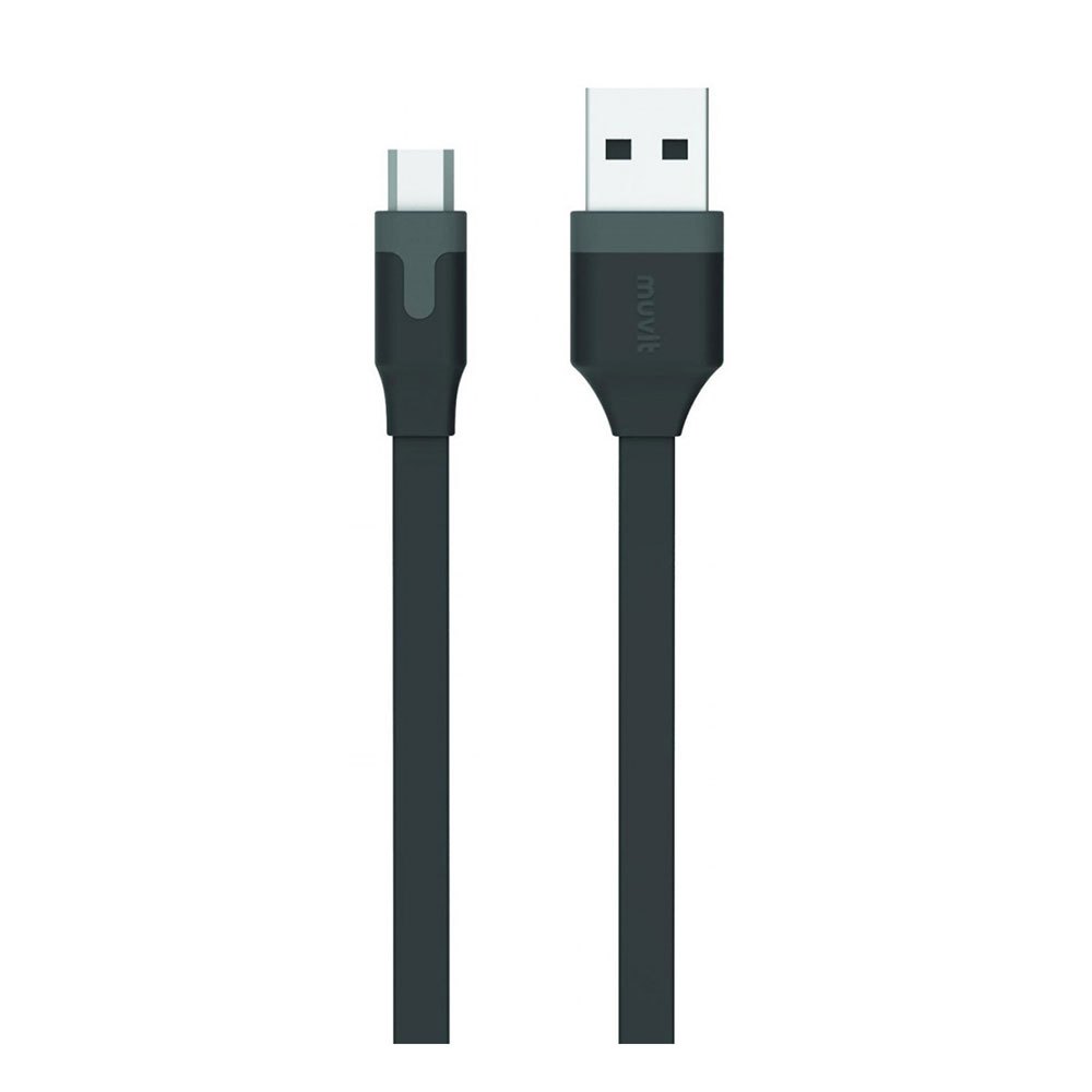 Muvit MUUSC0159 USB-кабель к Micro USB 2.4 1 M Черный Black