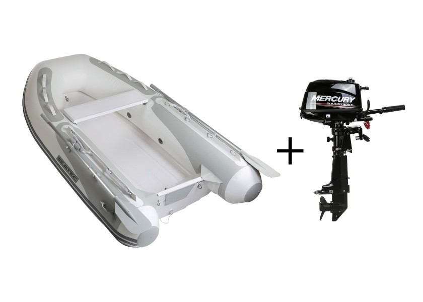 Купить SEATEC PRO TENDER 220 + MERCURY F3.5M Комплект надувной лодки / светло-серый 7ft.ru в интернет магазине Семь Футов