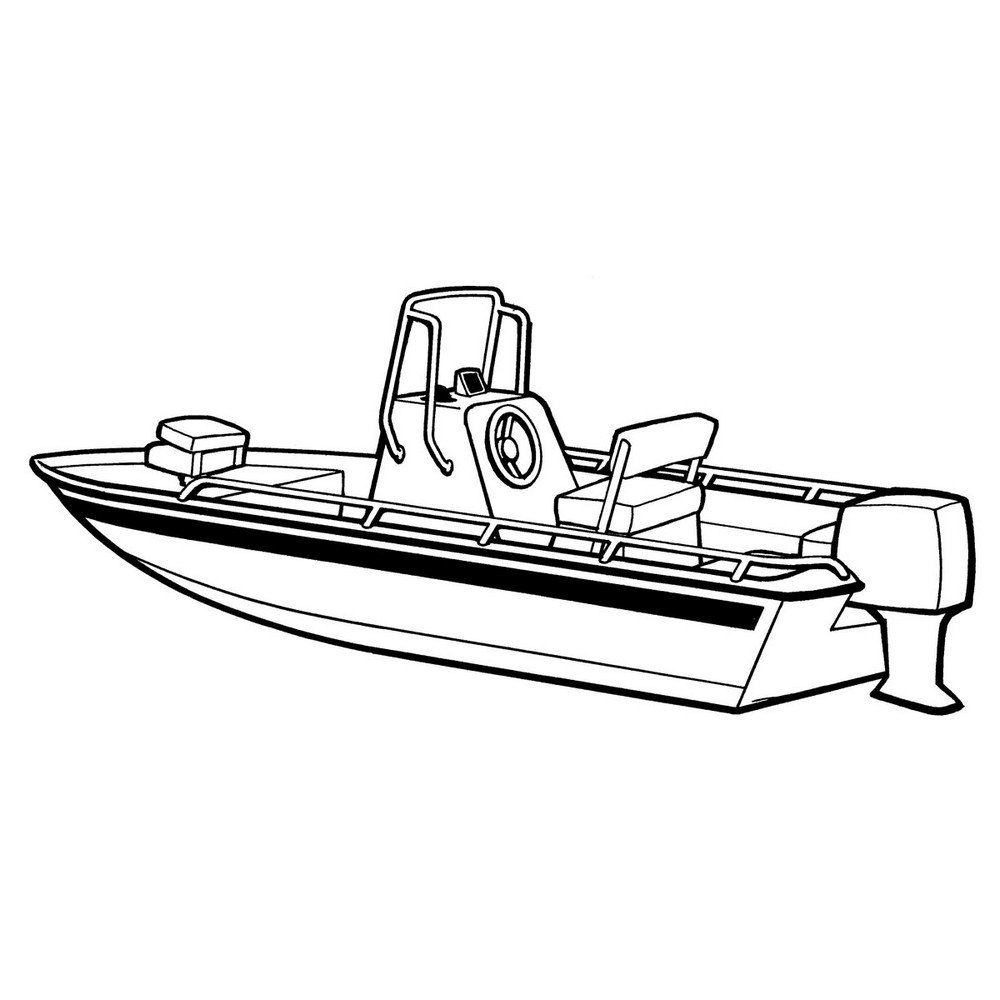 Carver industries 500-71222S11 SKIFF Крышка лодки Серебристый 22´ 