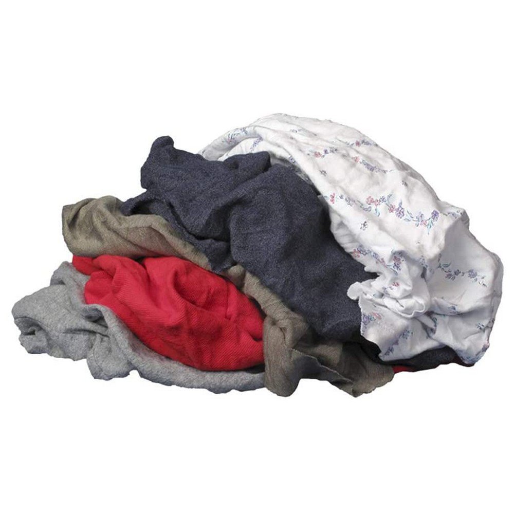 Buffalo 199-10087 Салфетки из переработанной цветной ткани для футболок 8 Lbs коробка Многоцветный One Size 