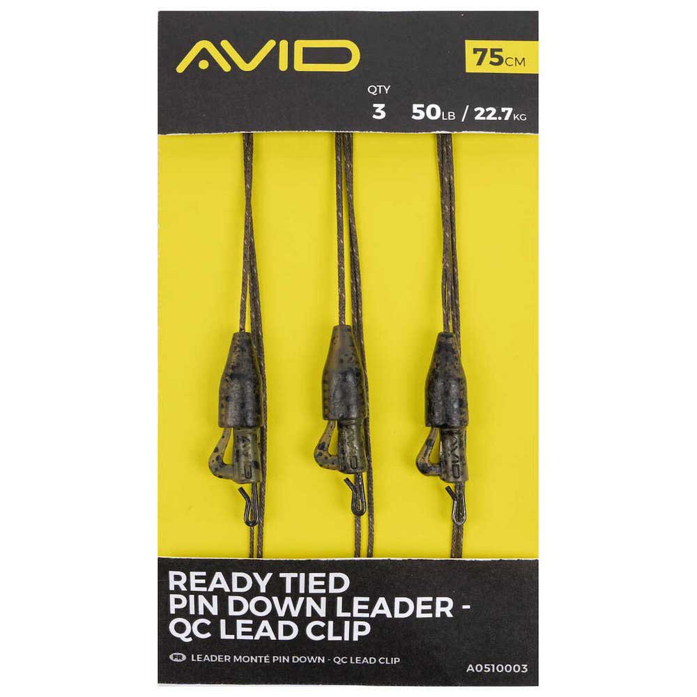 Avid carp A0510003 Ready Pin Down QC Lead Clip Лидер Золотистый Camo