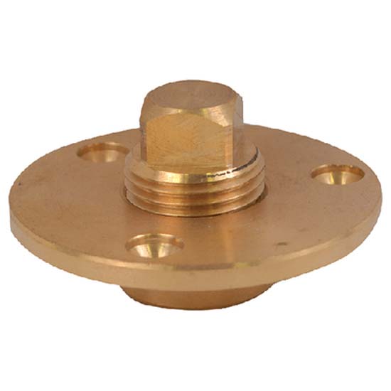 Attwood ATT-7555-3 Garboard Drain Plug Золотистый  Cast Bronze