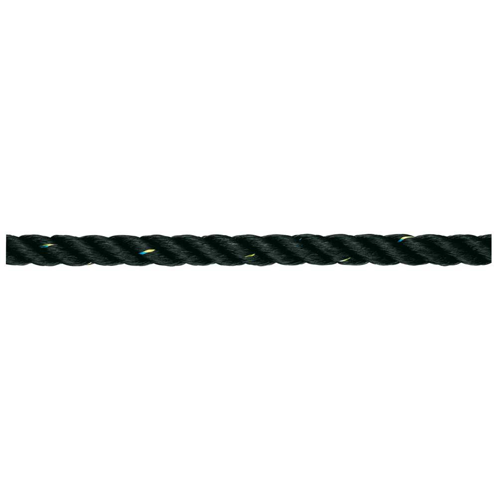 Talamex 01410220 Tiptolest Швартовная веревка 20 Mm Черный Black 100 m 