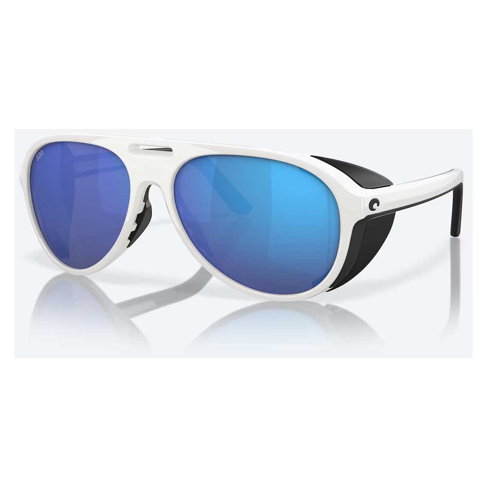 Costa 06S9117-91170959 Grand Catalina Polarized Sunglasses  Hull White Blue Mirror 580G/CAT3