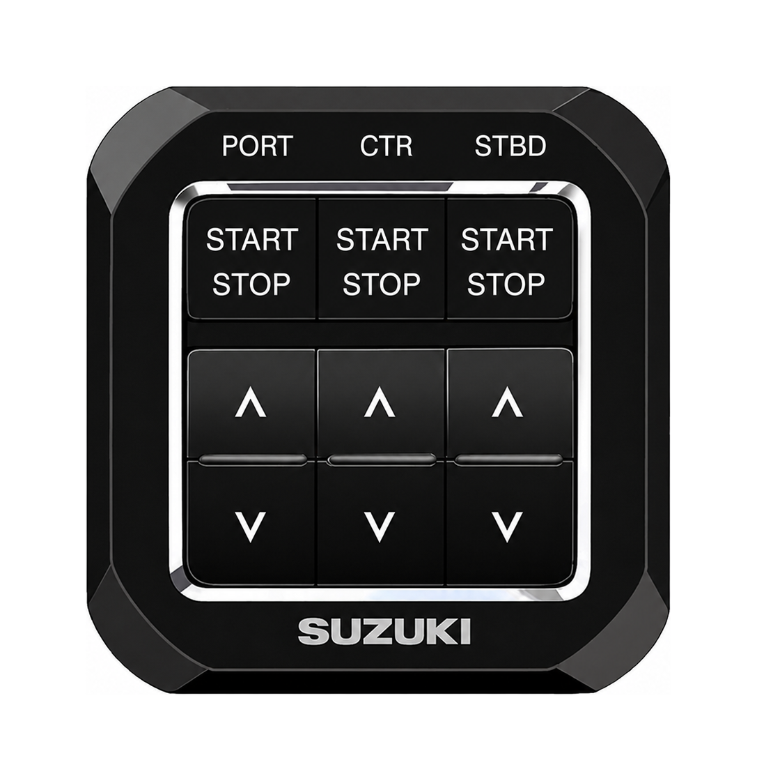 Купить Панель с кнопками Start/Stop, три мотора, New Suzuki 3712098L10000 7ft.ru в интернет магазине Семь Футов