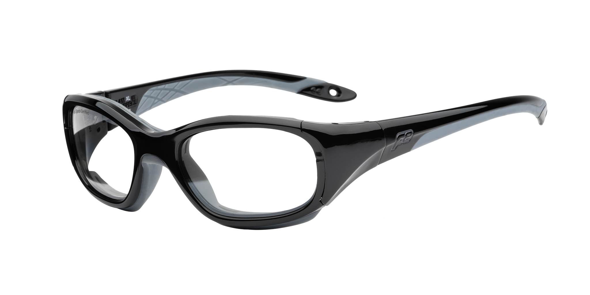 Купить Спортивные очки с диоптриями Rec Specs / Slam XL / Shiny Black Grey, slamxlshbg5519135csf 7ft.ru в интернет магазине Семь Футов