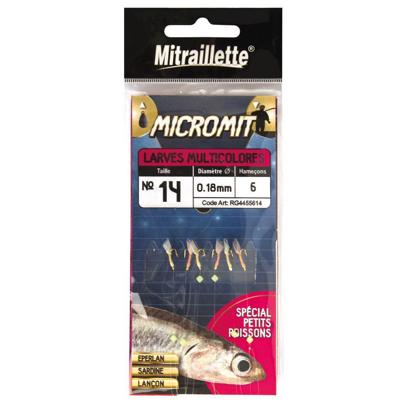 Ragot 14RG4455612 Micromit Снаряжение для маленьких рыбьих перьев Многоцветный Multicolor 12 