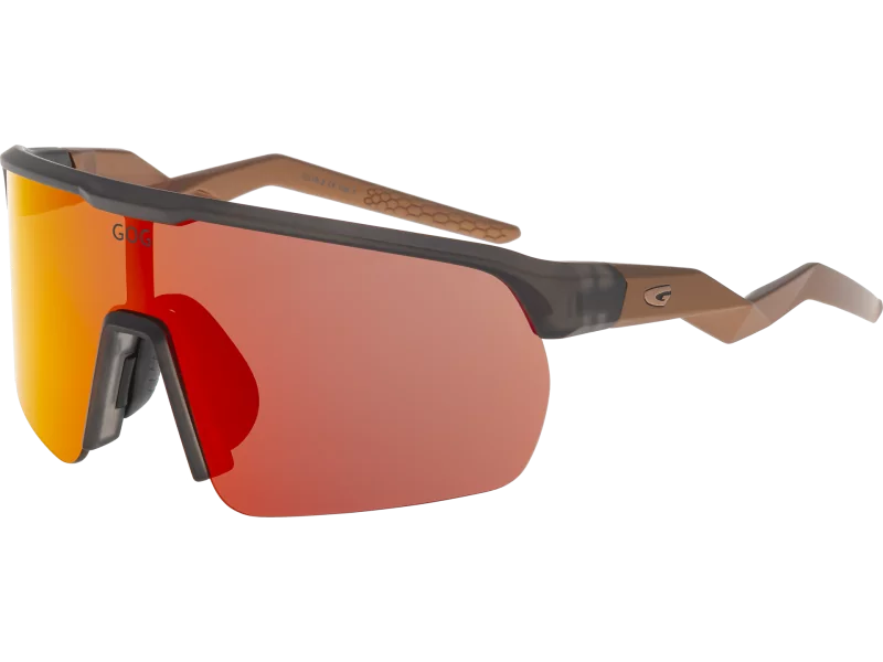 Купить Спортивные очки GOG Hervor / Matt Cristal Black/Copper / Reflex Black-Red, e519-2 7ft.ru в интернет магазине Семь Футов