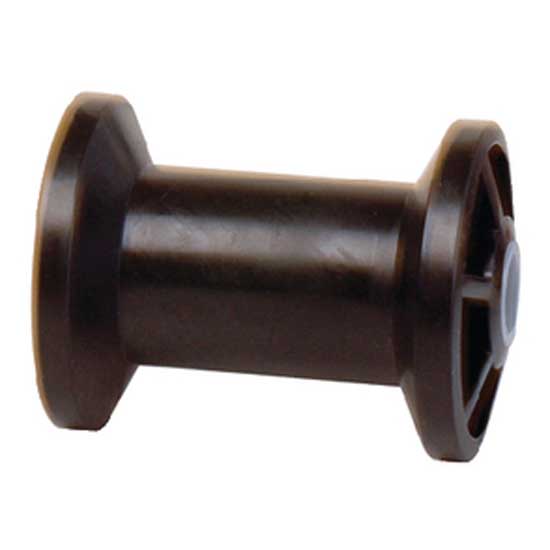 Tiedown engineering 241-86480 Rubber Keel Roller Spool Черный Black 4 Hole 5/8 