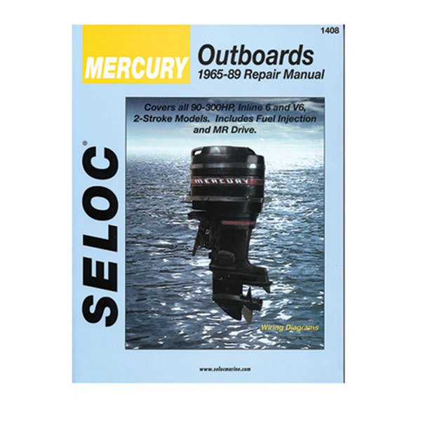Seloc marine 230-1408 Mercury Mariner Outboards Голубой  6 Cyl 1965 - 1989 