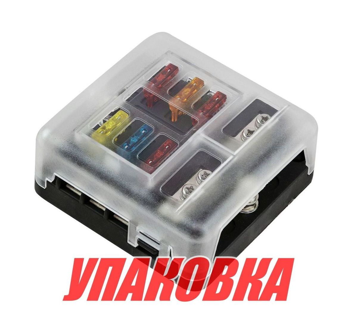 Купить Блок на 6 предохранителей, Marine Rocket (упаковка из 20 шт.) 4620136059404_pkg_20 7ft.ru в интернет магазине Семь Футов