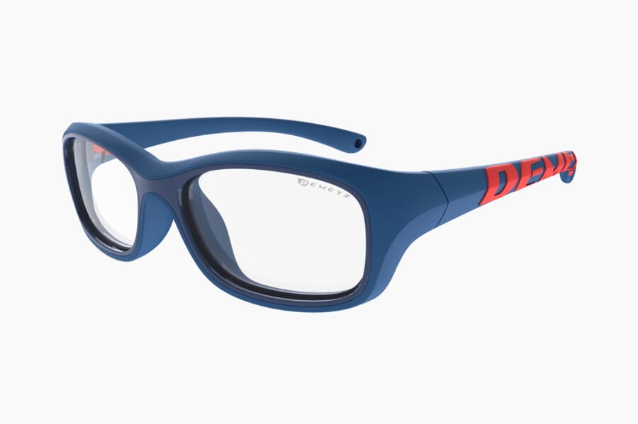 Купить Спортивные очки с диоптриями Demetz Softness R / Matte Navy / Red Colorless Cat.0, softness556351 7ft.ru в интернет магазине Семь Футов