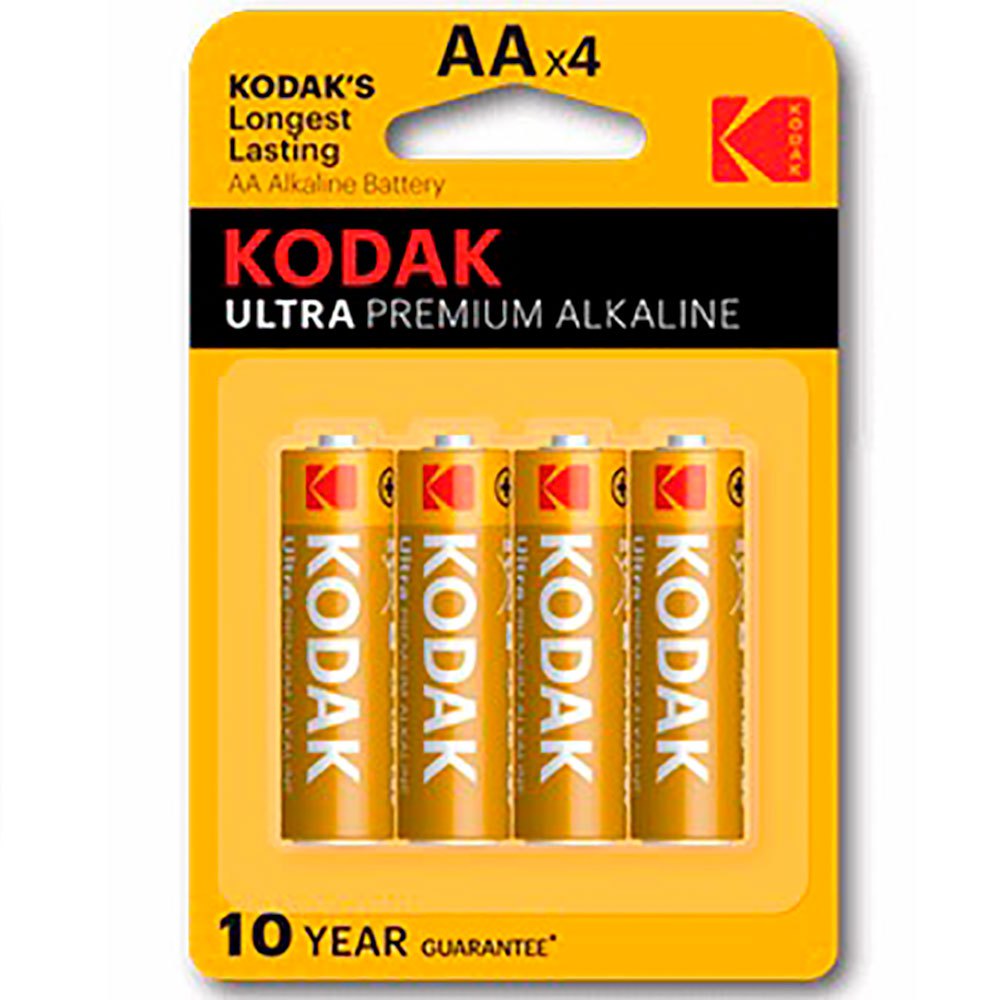 Kodak 30959514 Ultra AA LR6 Щелочные батареи 4 Единицы Желтый Brown